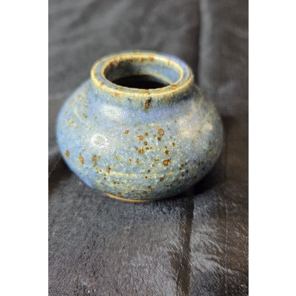 1 3/4" Pottery Vase Marked
